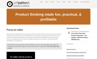 jpattonassociates.com screenshot