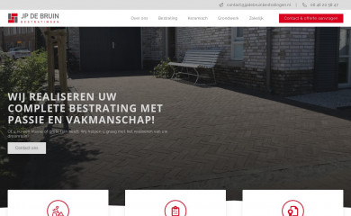 jpdebruinbestratingen.nl screenshot