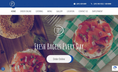 jpsbagelexpress.com screenshot