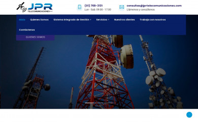 jprtelecomunicaciones.com screenshot