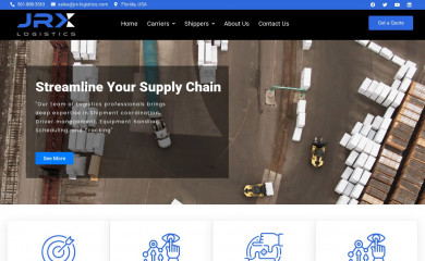 jrx-logistics.com screenshot