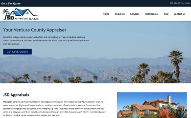 jsdappraisals.com screenshot