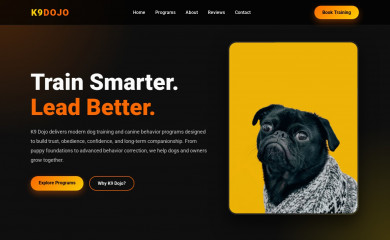 k9dojo.ca screenshot