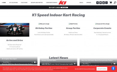 k1speed.com screenshot