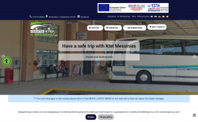 ktelmessinias.gr screenshot
