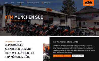 ktmmuenchen.de screenshot