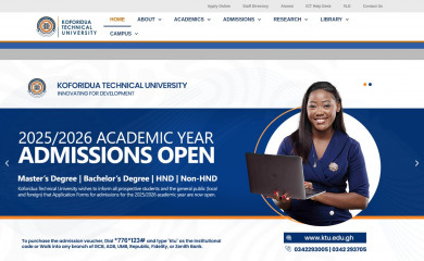 ktu.edu.gh screenshot