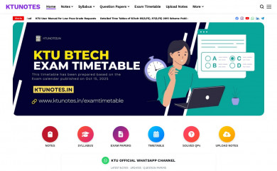 ktunotes.in screenshot