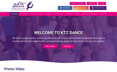 ktz-dance.co.uk screenshot