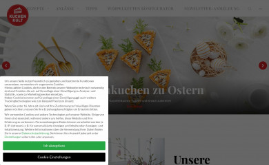 kuchenkult.de screenshot