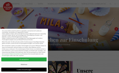 kuchenkult.de screenshot