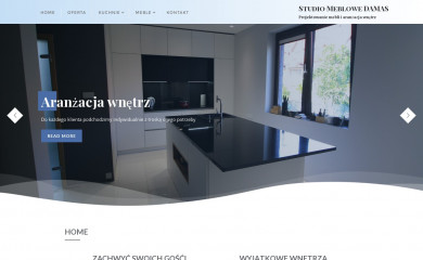 kuchniedamas.pl screenshot