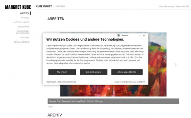 kubekunst.de screenshot