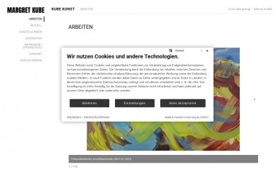 kubekunst.de screenshot