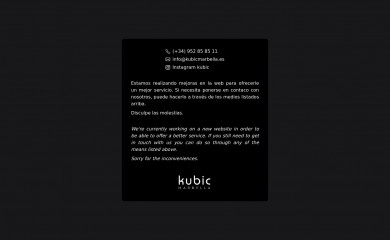 kubicmarbella.es screenshot