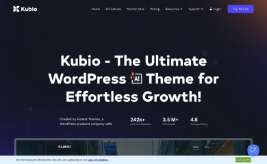 https://kubiobuilder.com/kubio-theme screenshot