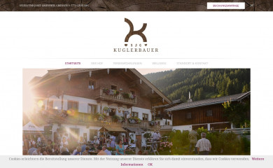 kuglerbauer.at screenshot