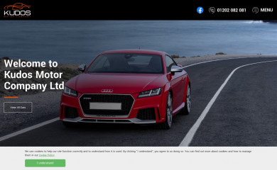 kudosmotorcompany.co.uk screenshot