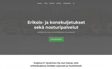 kuljetusphyvarinen.fi screenshot