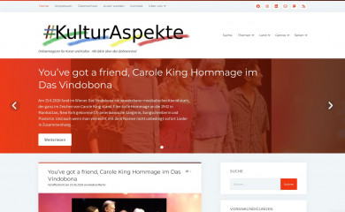 kulturaspekte.de screenshot