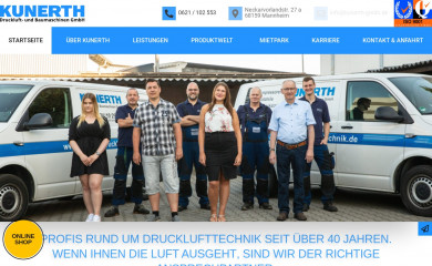 kunerth-gmbh.de screenshot