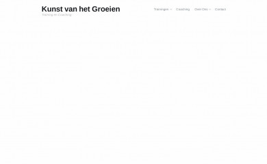 kunstvanhetgroeien.nl screenshot