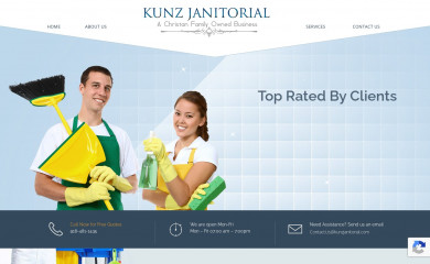 kunzjanitorial.com screenshot