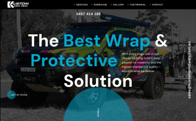 kustomprintwerx.com.au screenshot