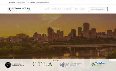 kurielaw.ca screenshot