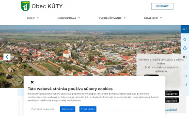 kuty.sk screenshot