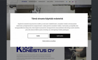 kuuskoneistus.fi screenshot