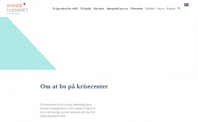 kvindehjemmet.dk screenshot