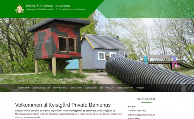 kvistgaardbornehus.dk screenshot