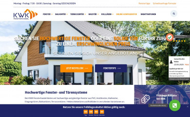 kwkfensterhandel.de screenshot