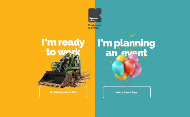 kynetonhire.com.au screenshot