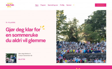 kystkulturuka.no screenshot