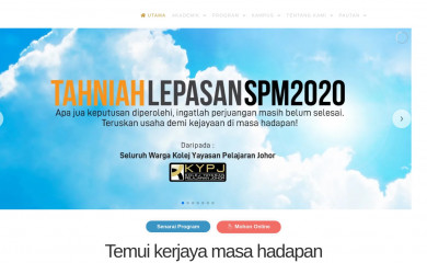 kypj.edu.my screenshot