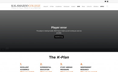 kzoo.edu screenshot