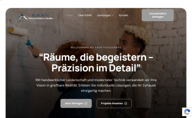 kaan-trockenbau.at screenshot