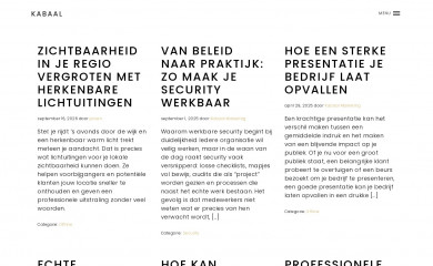 kabaalmarketing.nl screenshot