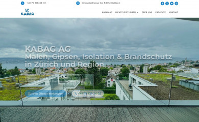 kabag-bau.ch screenshot