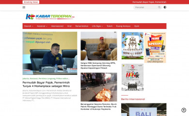 kabarterdepan.com screenshot