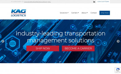 kaglogistics.com screenshot
