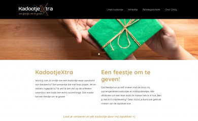 kadootjextra.nl screenshot
