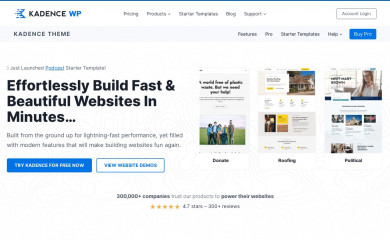 https://www.kadence-theme.com/ screenshot