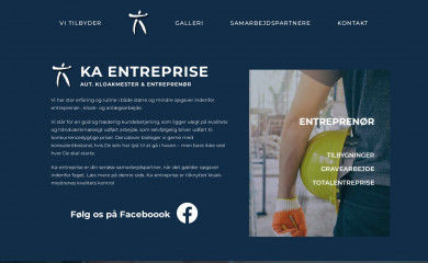kaentreprise.dk screenshot