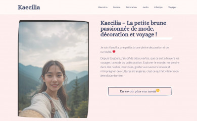 kaecilia.fr screenshot