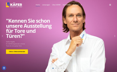 kaefer-gochsheim.de screenshot