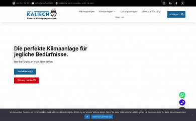kaeltech.ch screenshot
