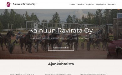 kainuunravirata.fi screenshot